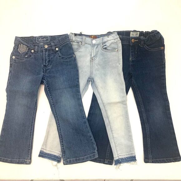 4T Designer Bootcut Skinny Jean Bundle - Picture 1 of 13